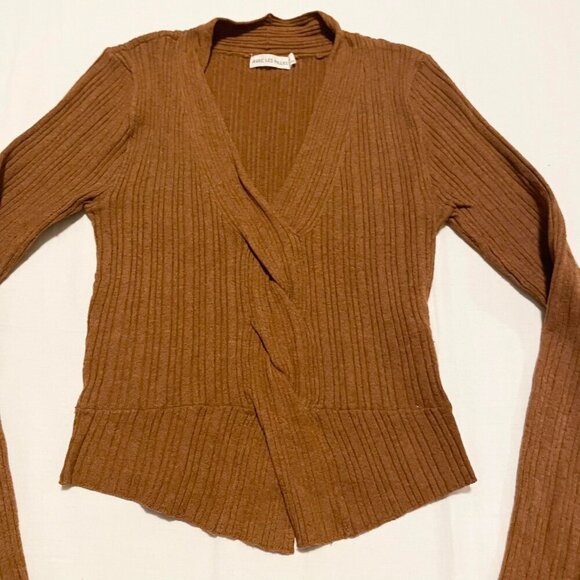 Anthropologie Avec Les Filles Long Sleeve Sweater Womens Small Top - Picture 3 of 15